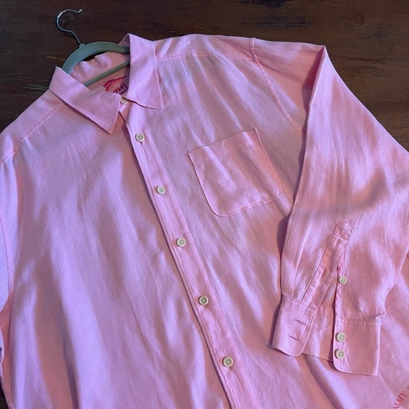 Tommy Bahama Men's Linen Relaxed Linen Shirt Size XL - Picture 4 of 10